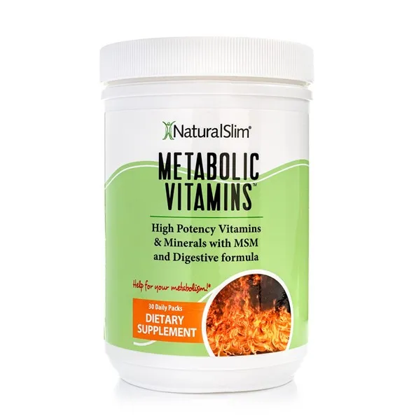 NaturalSlim Metabolic Vitamins Con Enzimas 30 Packs